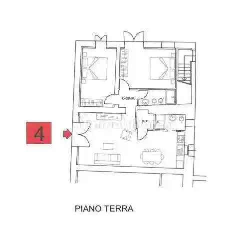 Quadrilocale via Di Città 35 -33, San Domenico - Fontebranda, Siena - foto 2