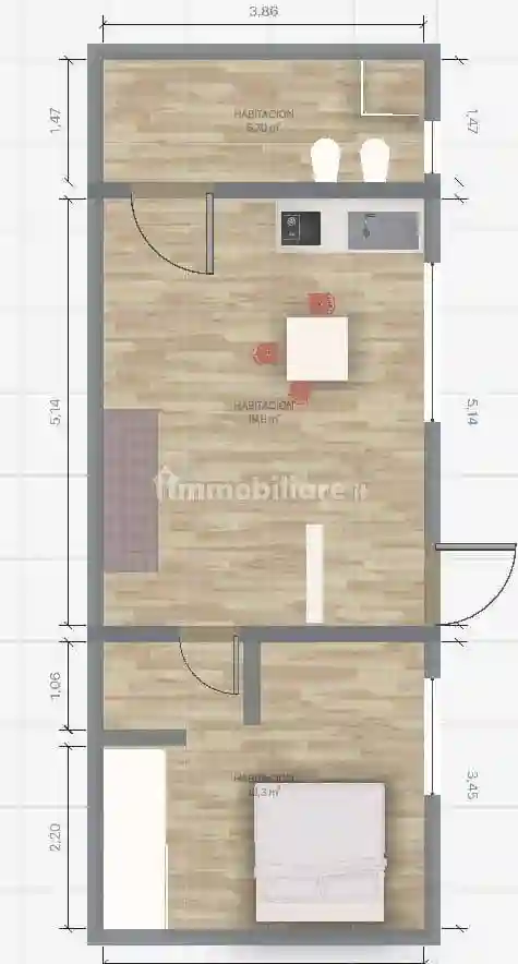 Bilocale via Cavalieri di Vittorio Veneto 1, Casorate Primo - foto 4