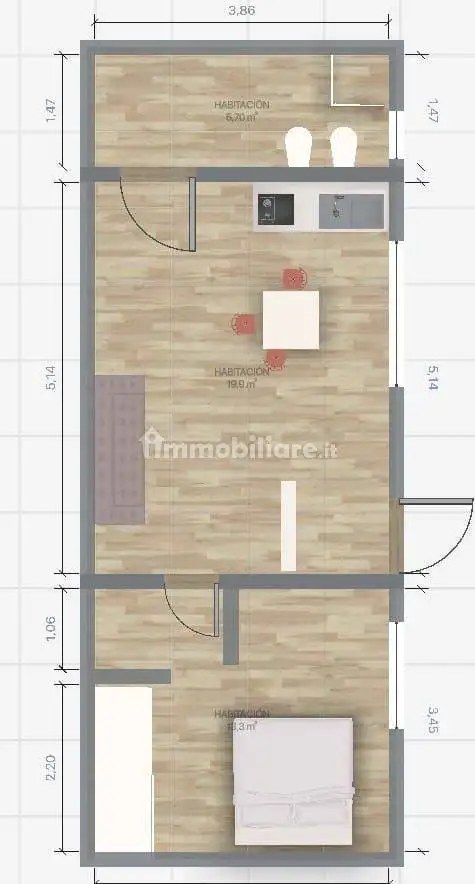 Bilocale via Cavalieri di Vittorio Veneto 1, Casorate Primo - foto 3