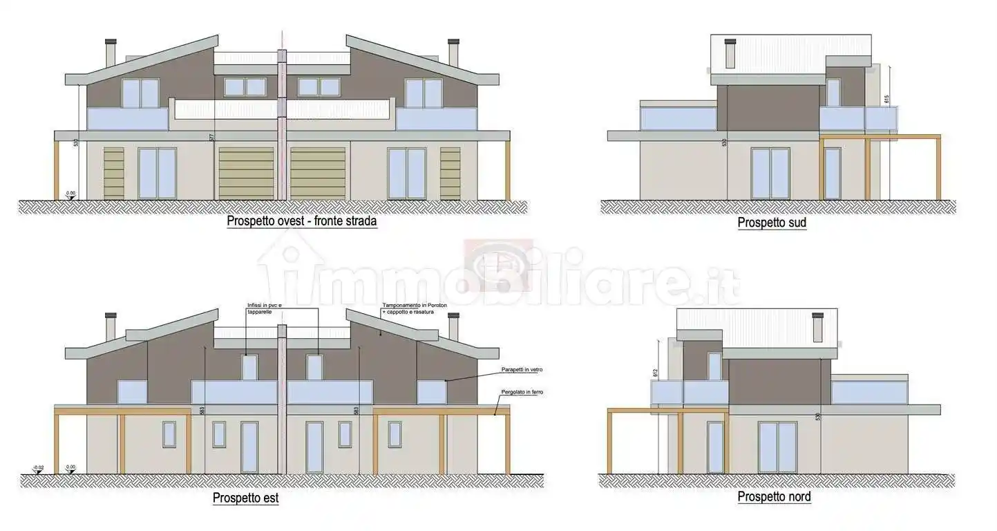 Villa bifamiliare, nuova, 348 m², San Martino in Fiume, Cesena - foto 5