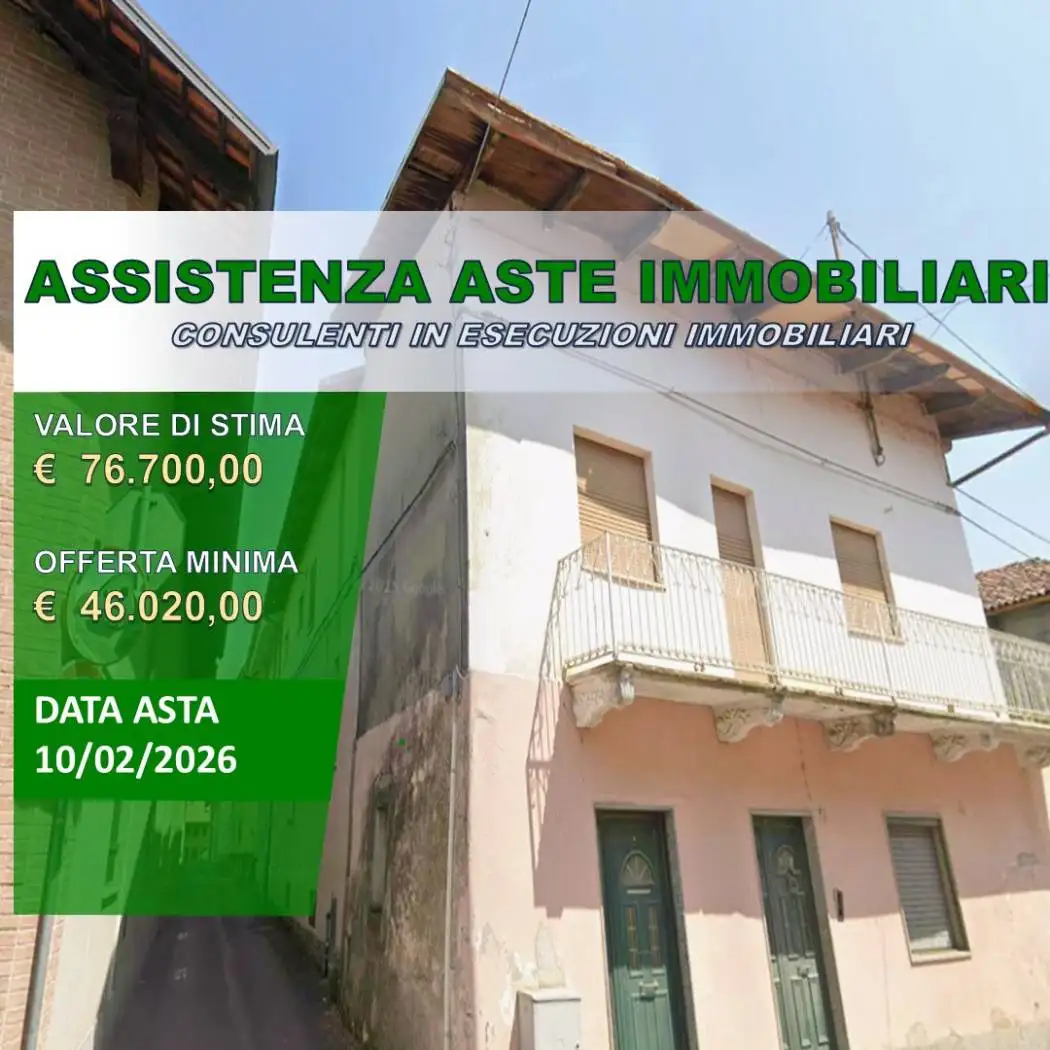 Casa indipendente in asta a Volpiano