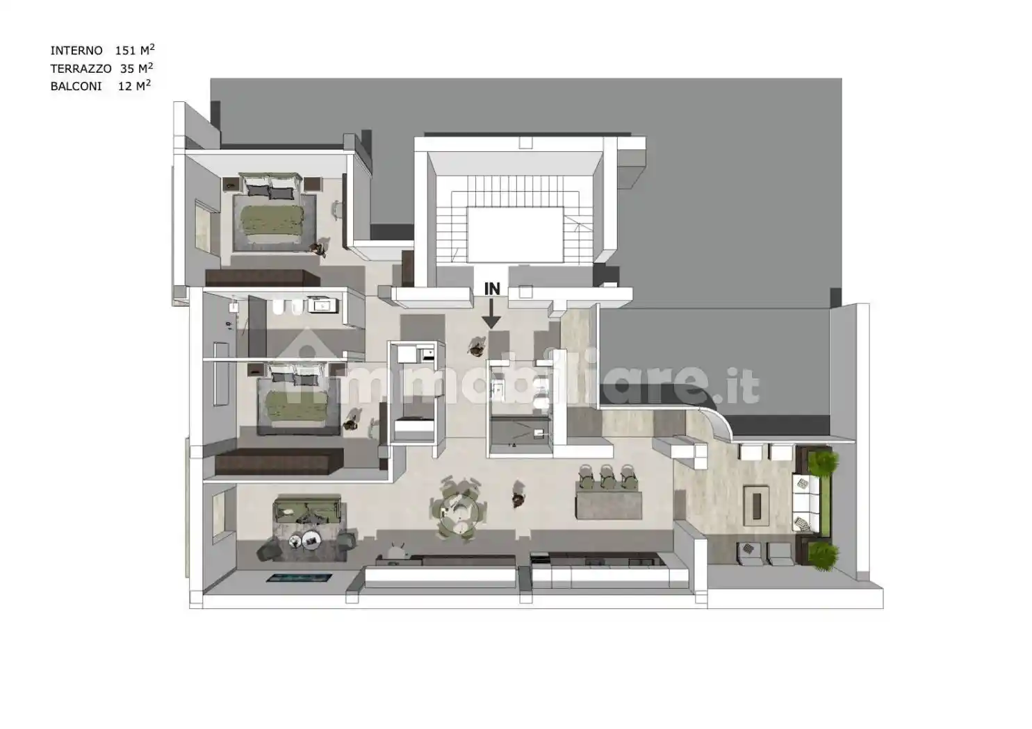 Trilocale via Giuseppe Zanardelli 66, Mazzini, Lecce - foto 2