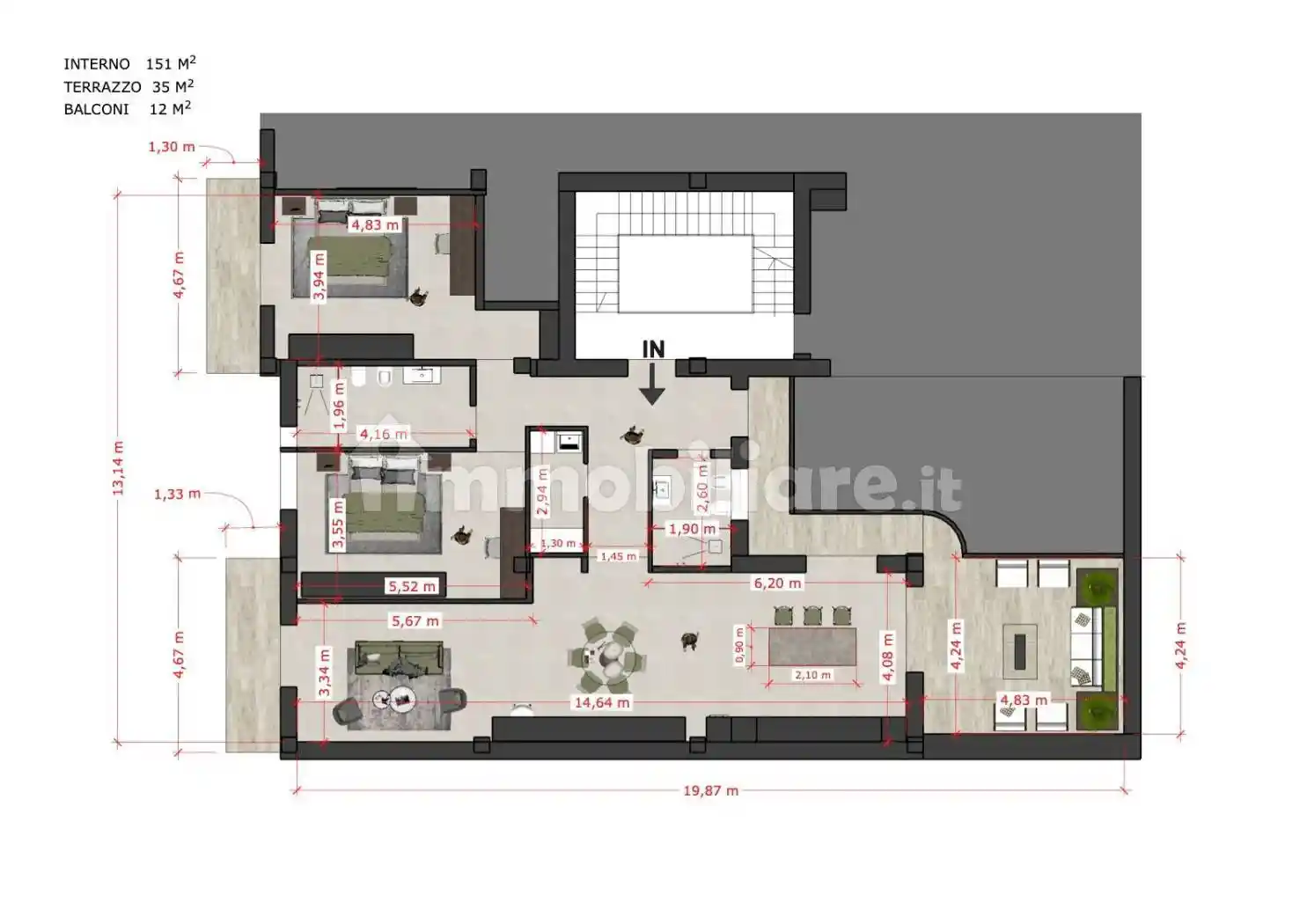 Trilocale via Giuseppe Zanardelli 66, Mazzini, Lecce - foto 4