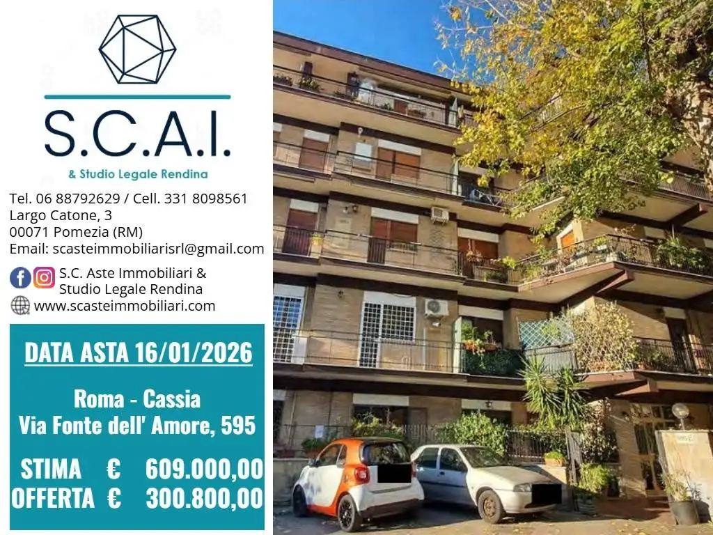 Appartamento in asta a Roma