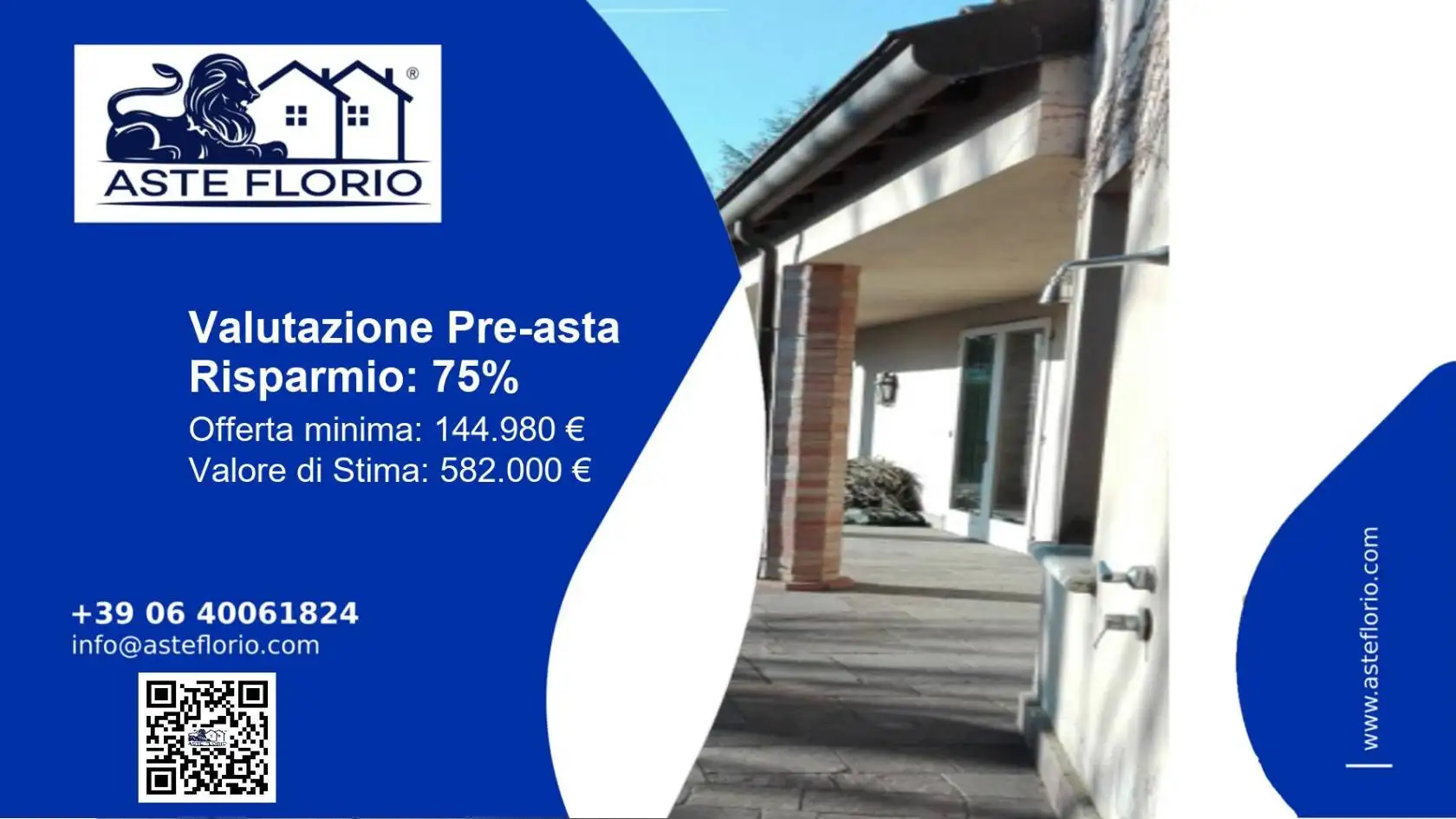 Villa in asta a Alseno