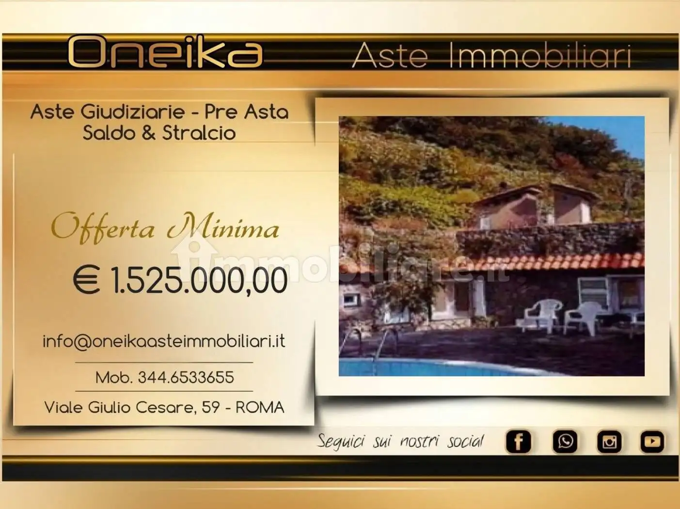 Villa in asta a Ischia