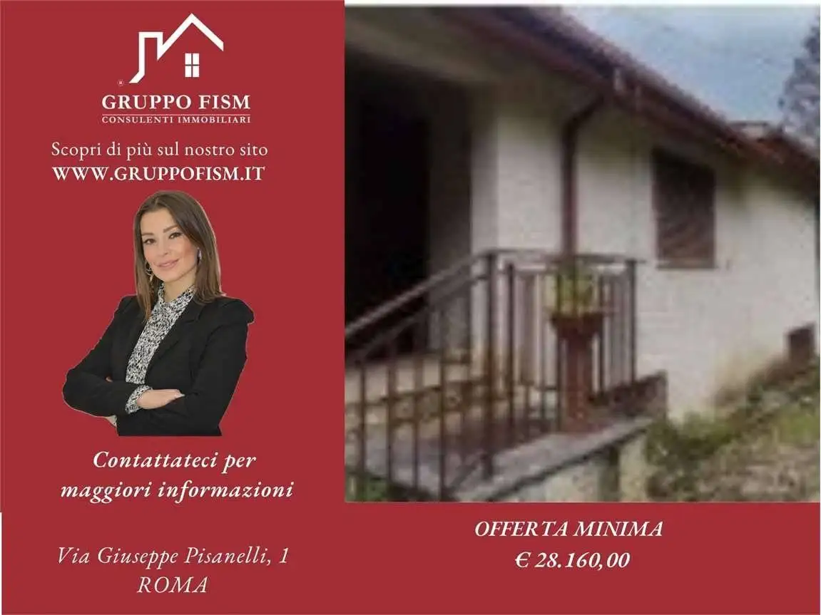 Villa in asta a Roccagiovine