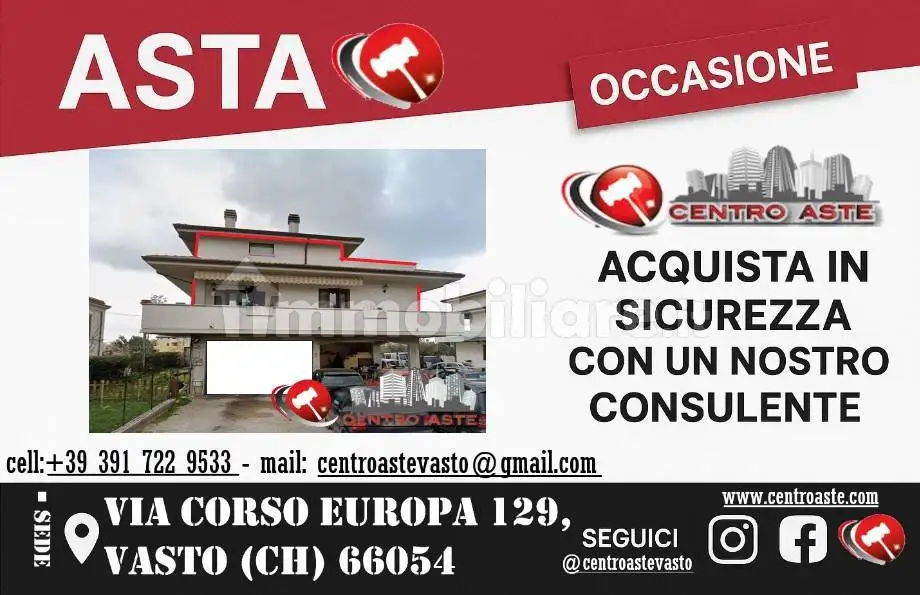 Appartamento in asta a Cepagatti