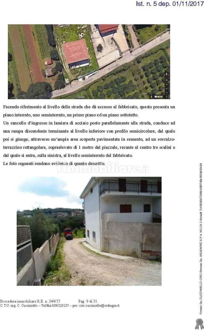 Villa in asta a Eboli