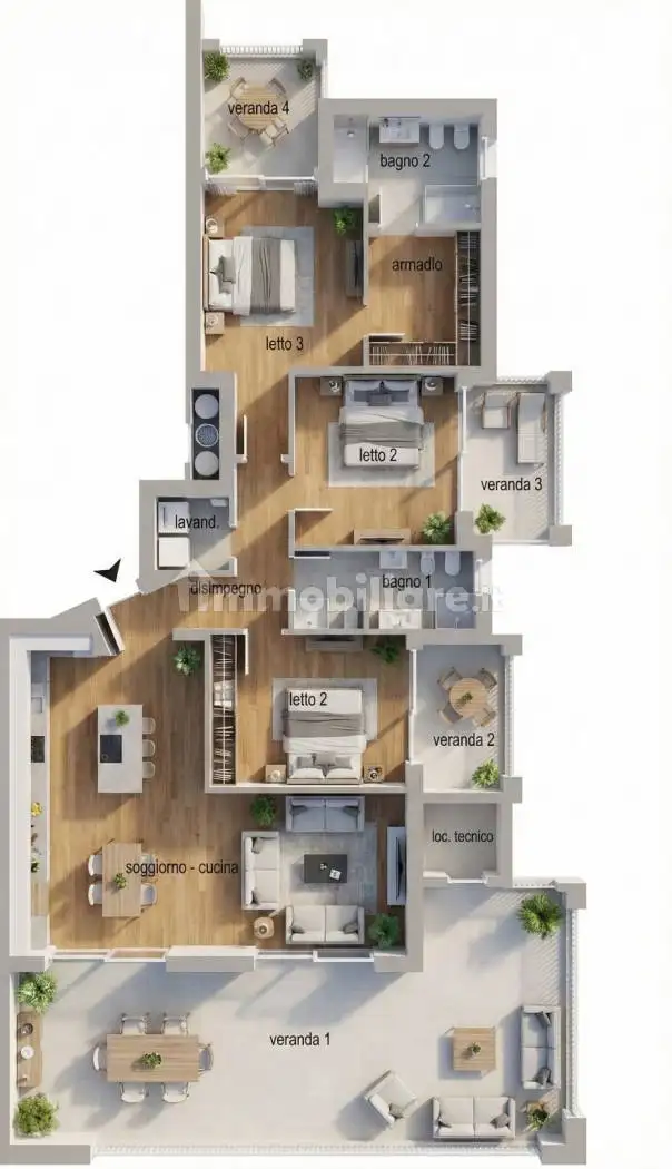 Appartamento in vendita a Olbia