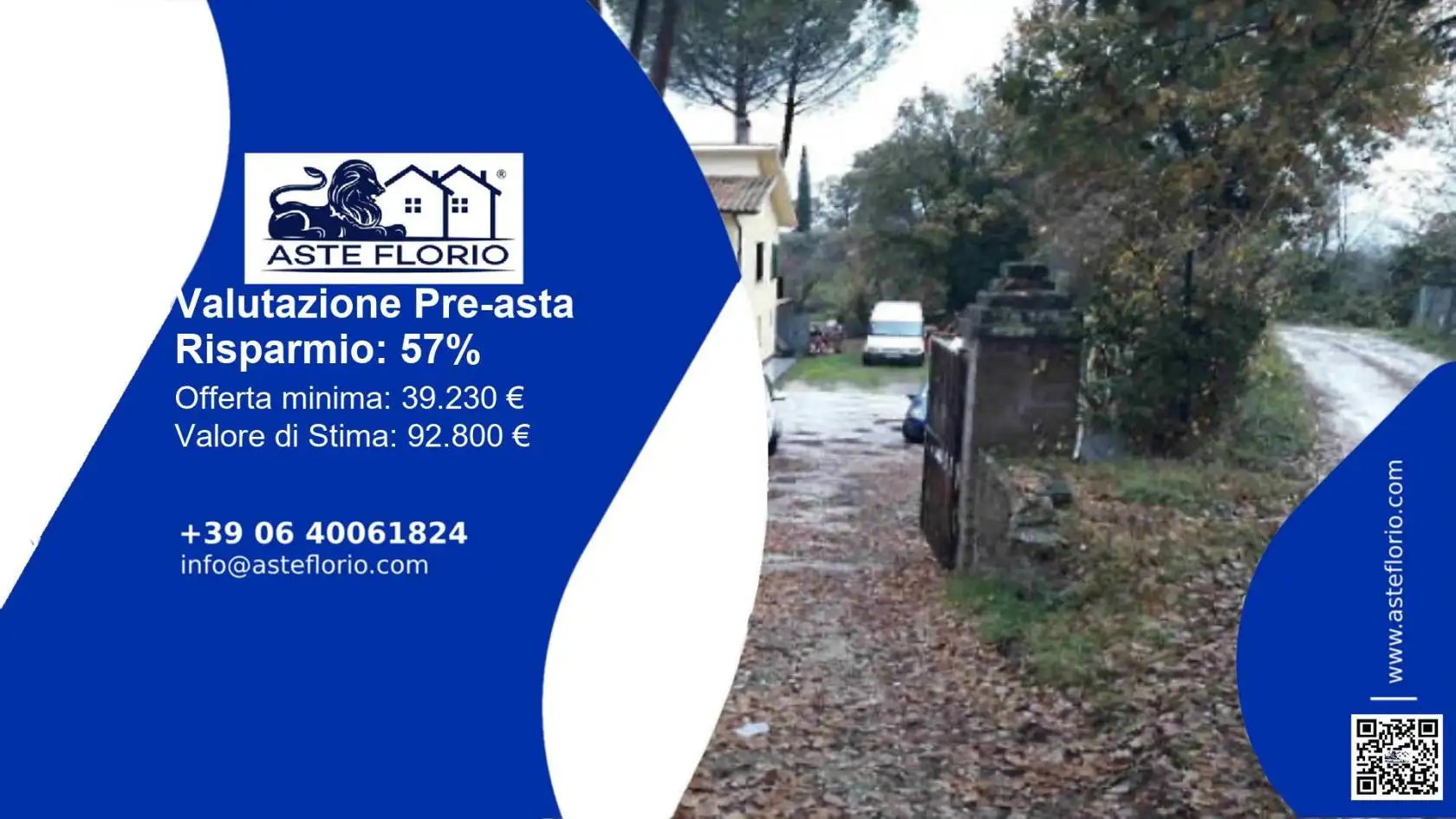 Villa in asta a Civitella San Paolo