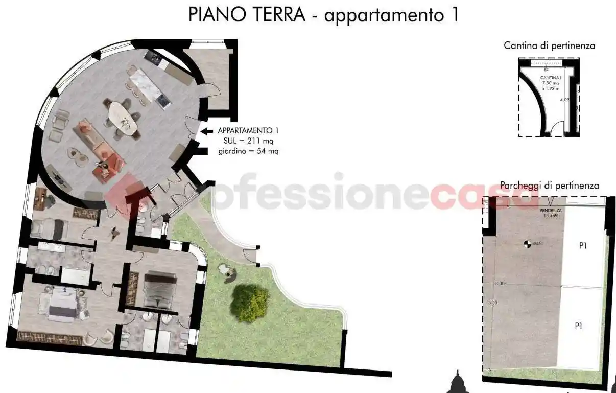 Quadrilocale piazza d'ancona, 1, San Francesco, Pisa - foto 4