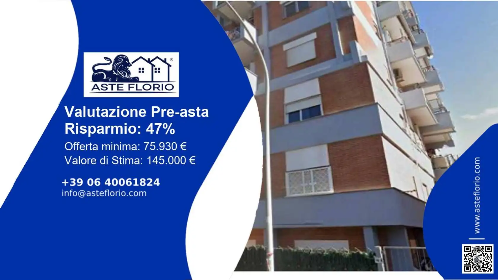 Appartamento in asta a Ladispoli