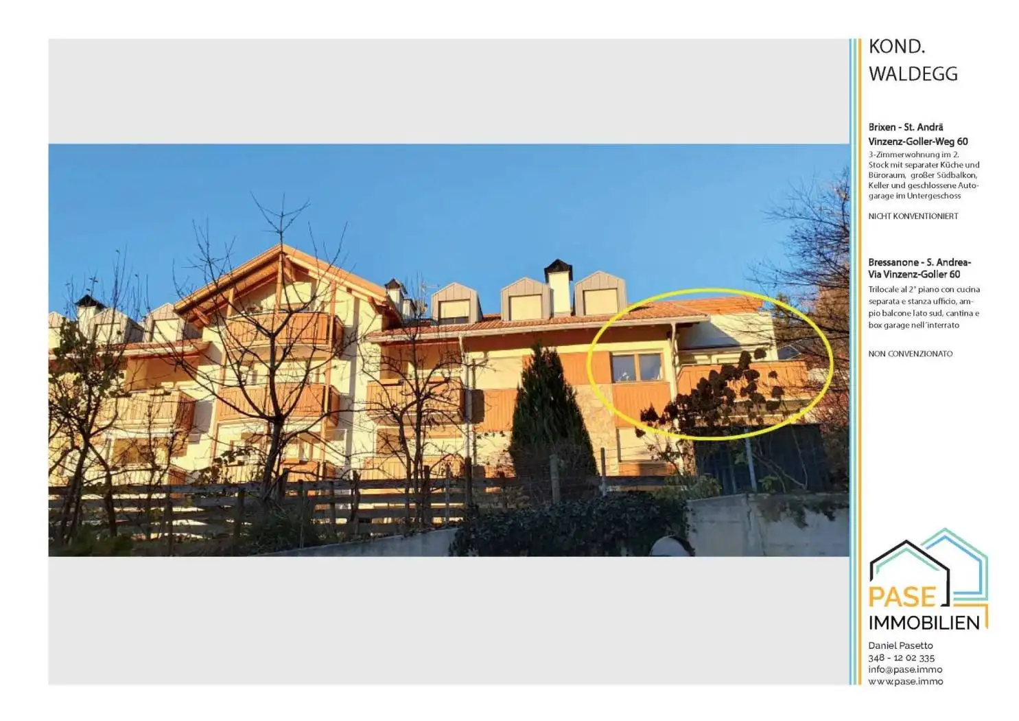 Appartamento in vendita a Bressanone