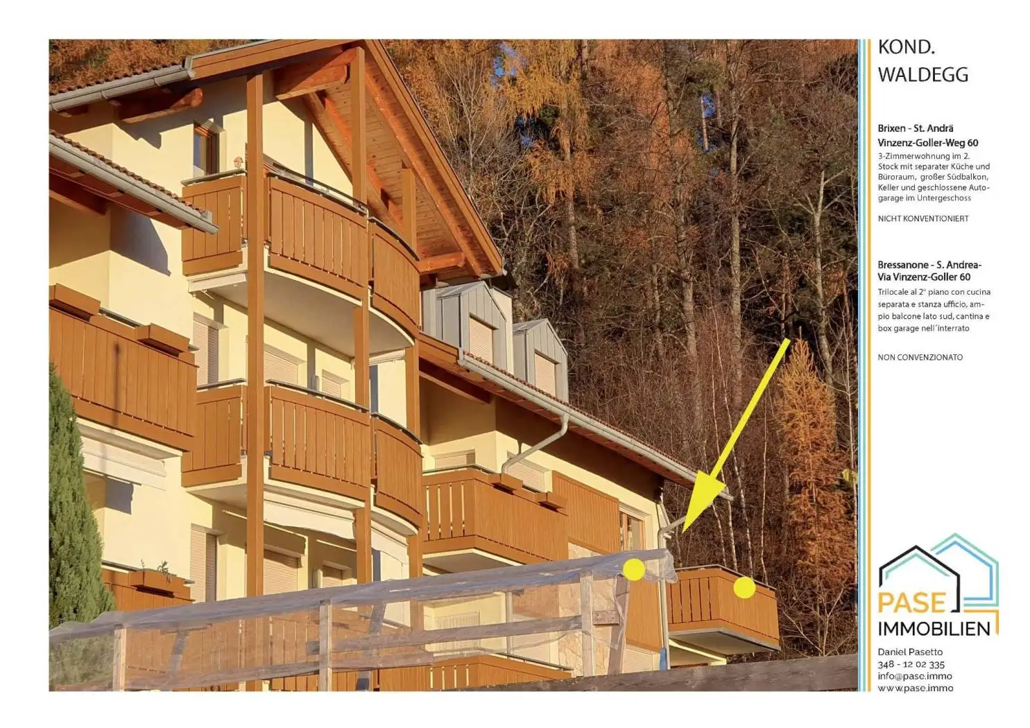Trilocale Strada Vinzenz Goller 60, Sant'Andrea In Monte, Bressanone - foto 3