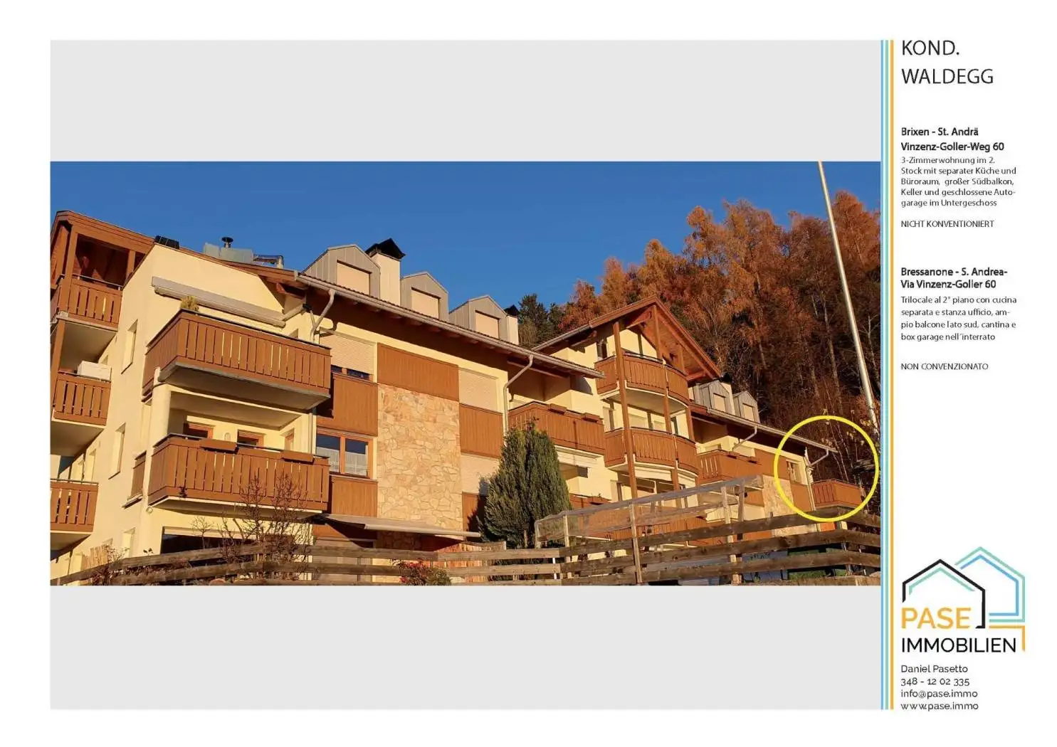 Trilocale Strada Vinzenz Goller 60, Sant'Andrea In Monte, Bressanone - foto 4