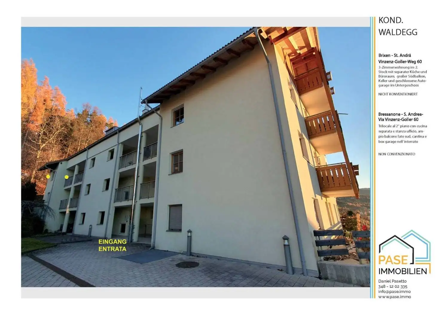 Trilocale Strada Vinzenz Goller 60, Sant'Andrea In Monte, Bressanone - foto 5