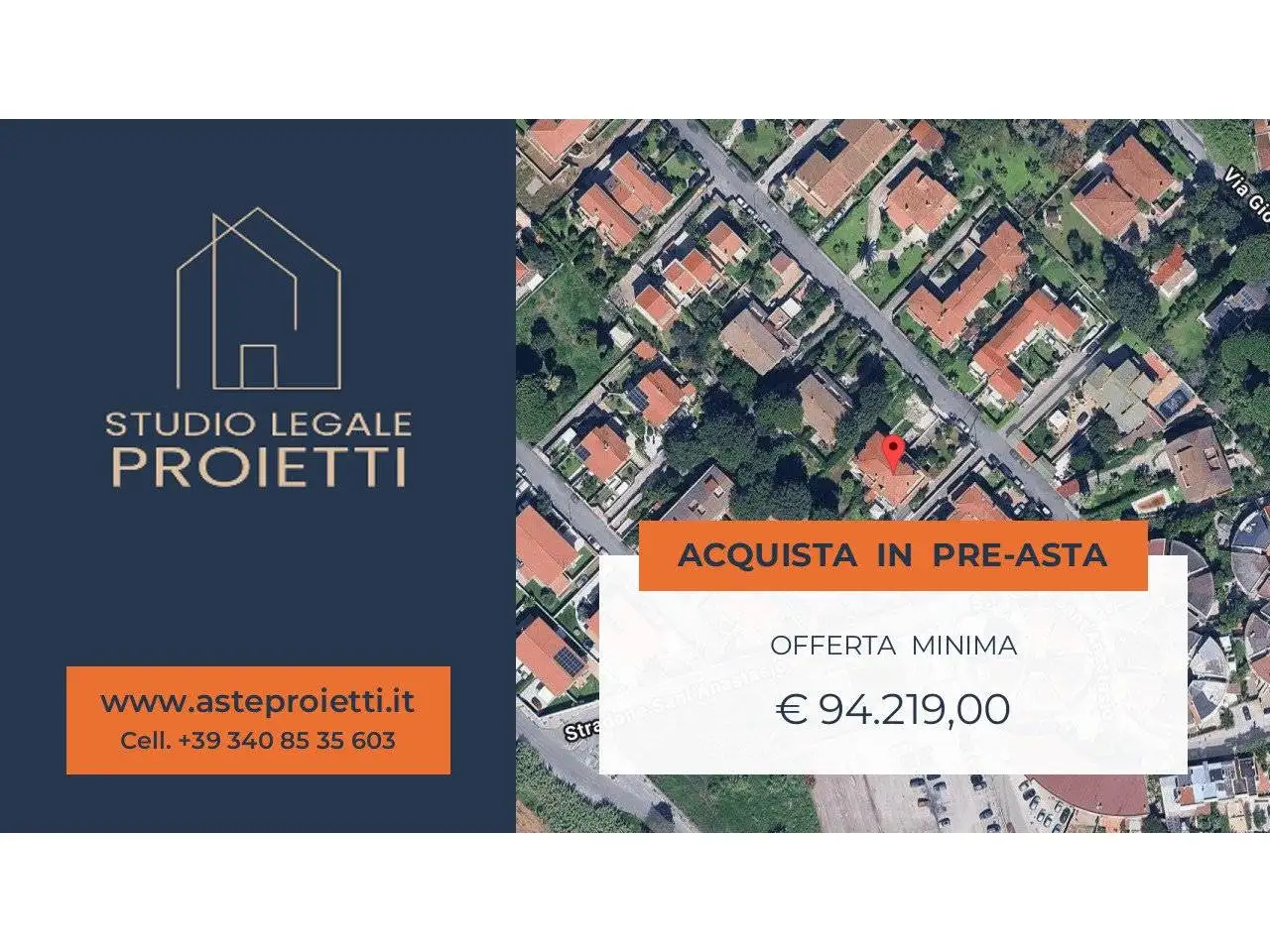 Villa in asta a Anzio