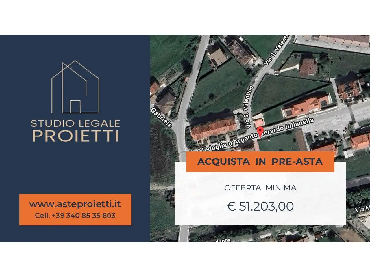 Villa in asta a Pescina