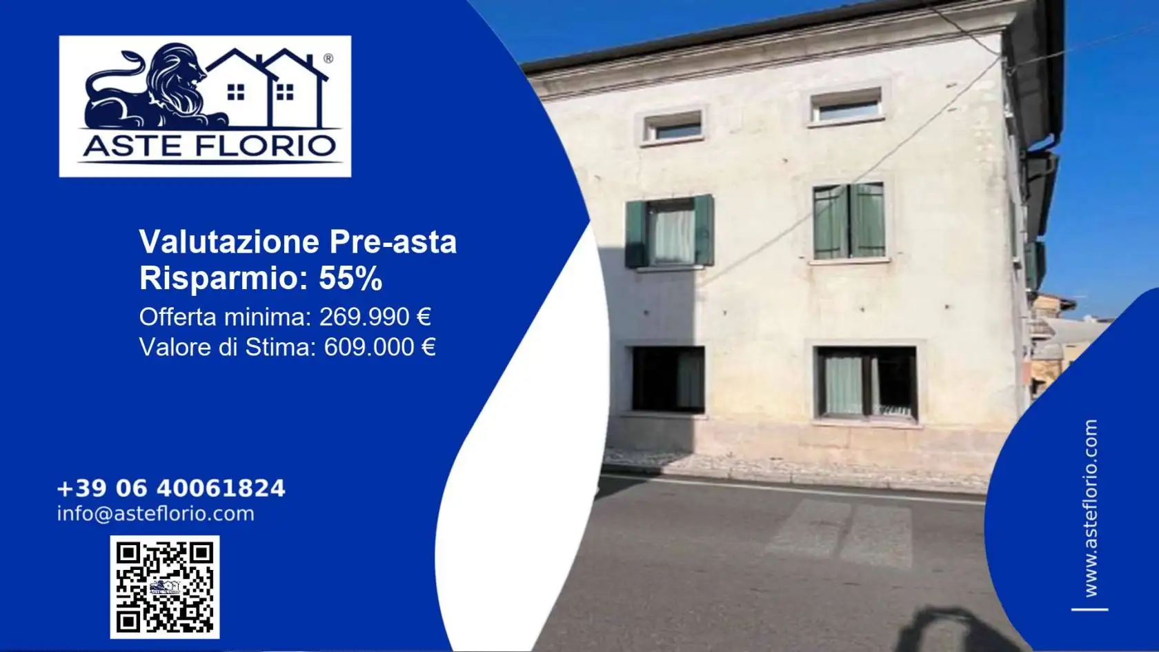 Palazzo - Stabile in asta a Crocetta del Montello