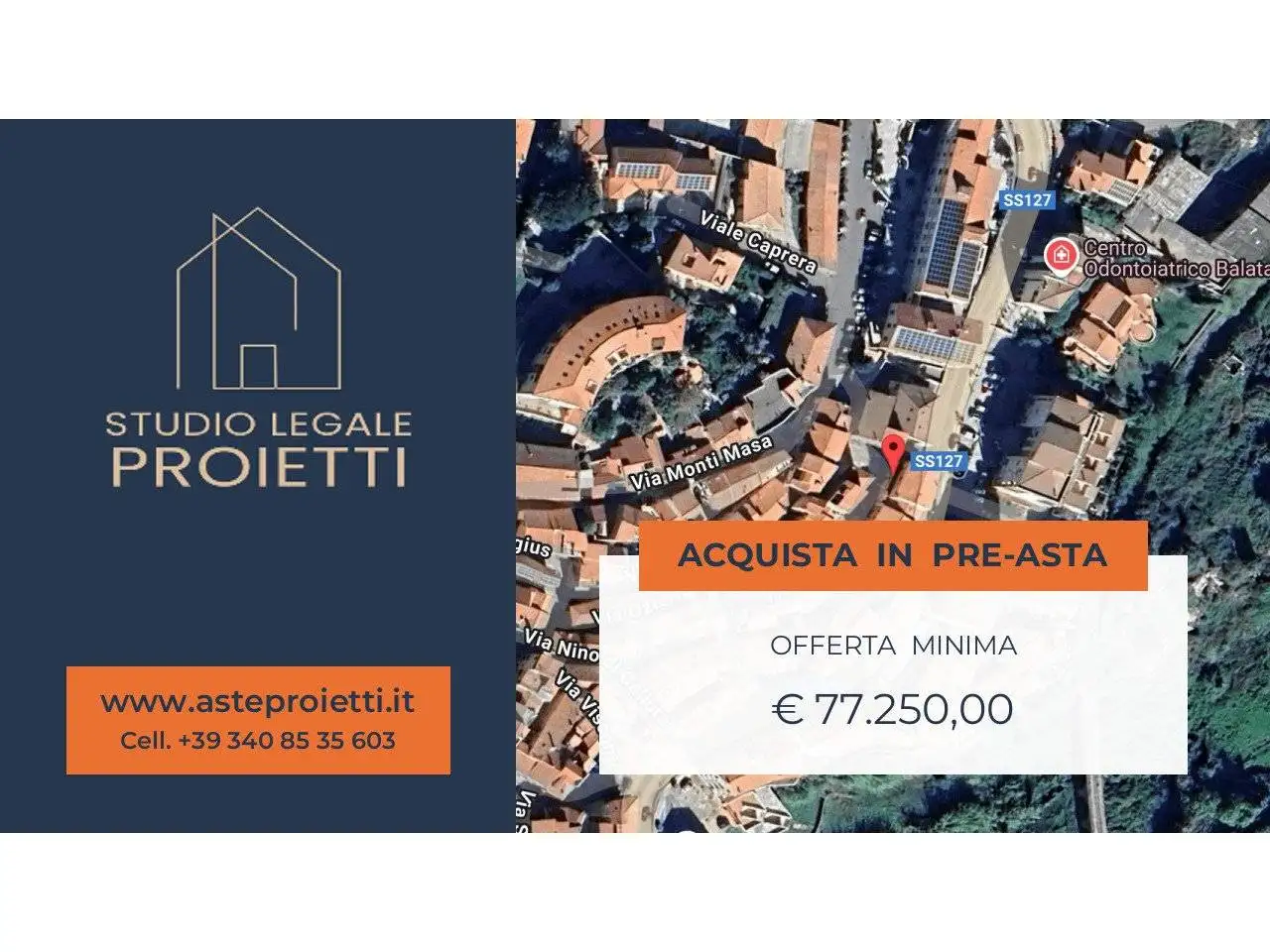 Appartamento in asta a Tempio Pausania