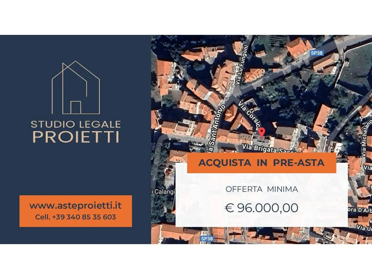 Appartamento in asta a Calangianus