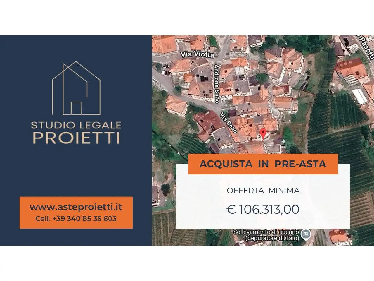 Appartamento in asta a Ville d'Anaunia