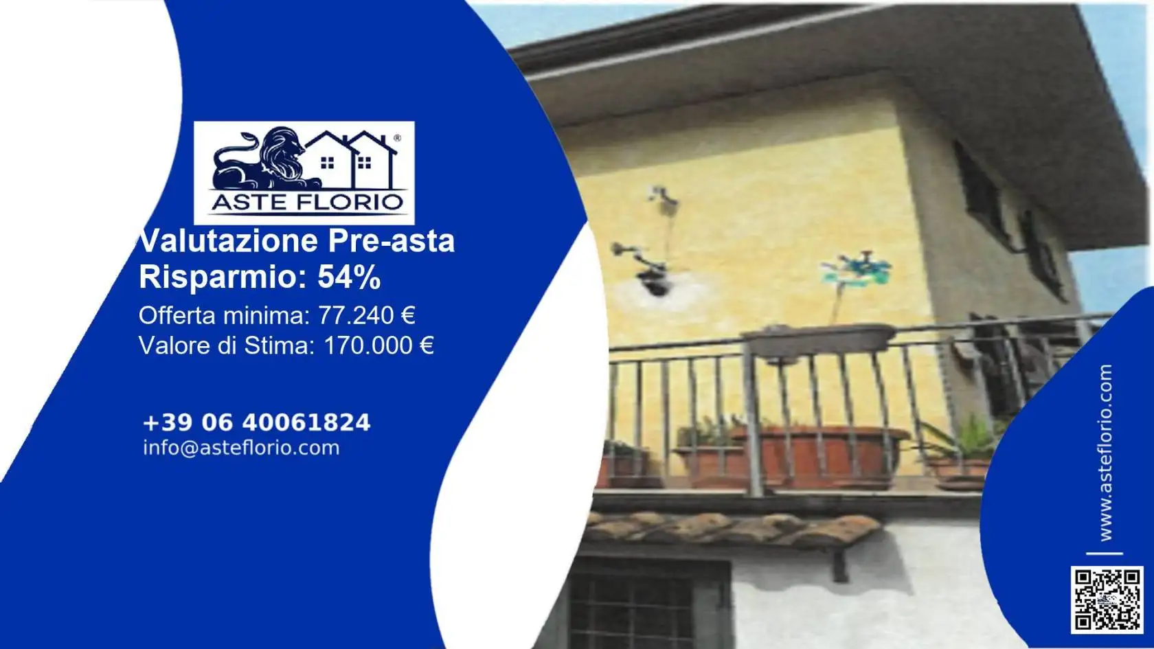 Villa in asta a Gavignano