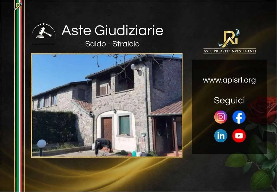 Villetta a schiera in asta a Viterbo