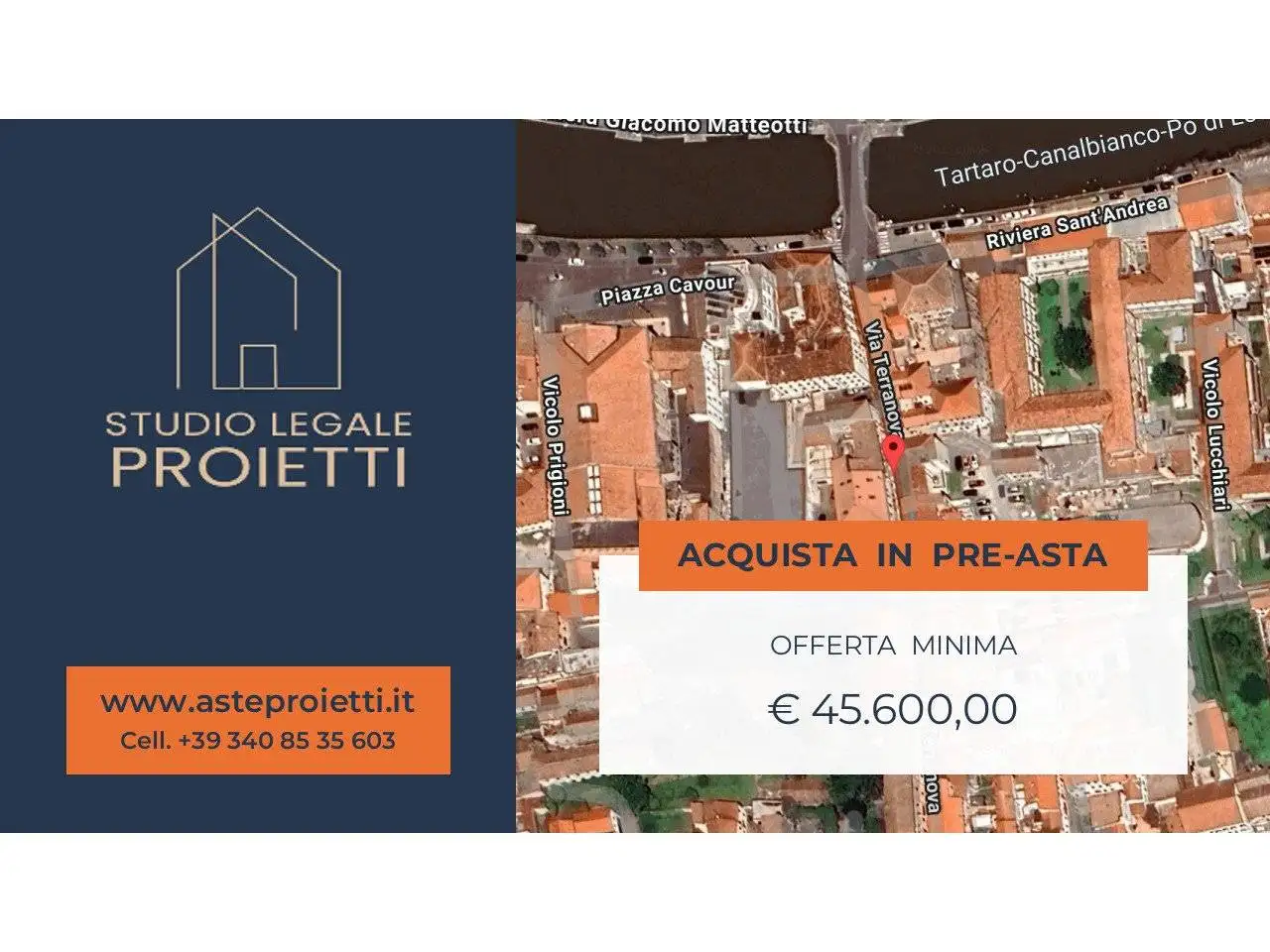 Appartamento in asta a Adria