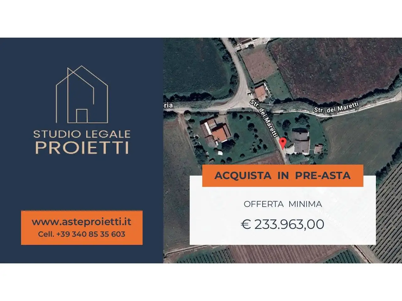 Villa in asta a Breda di Piave