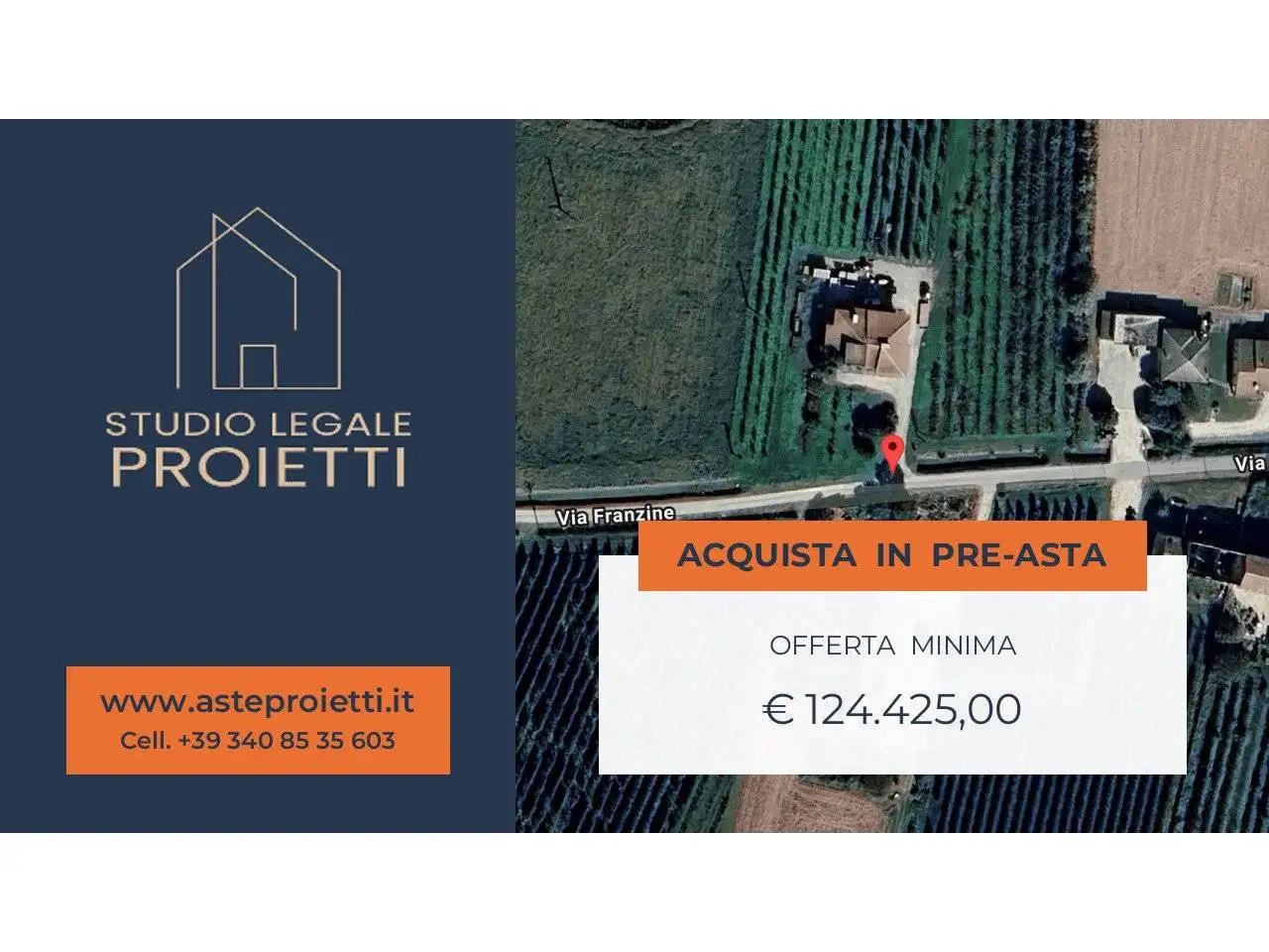 Villa in asta a Villa Bartolomea