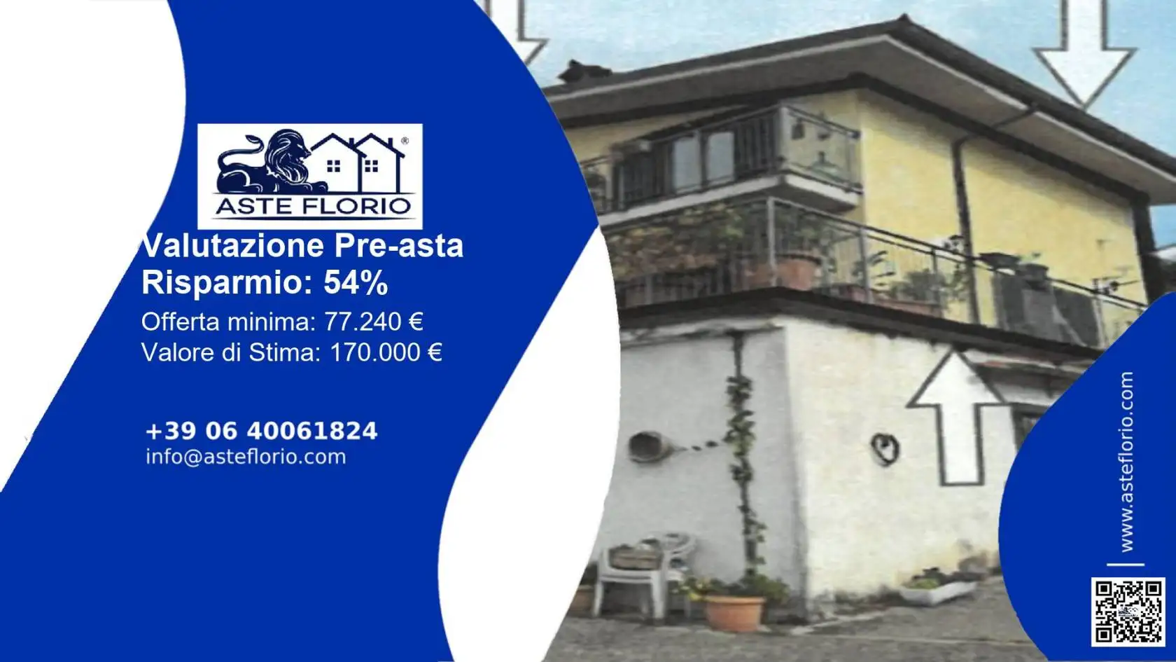 Villa in asta a Gavignano