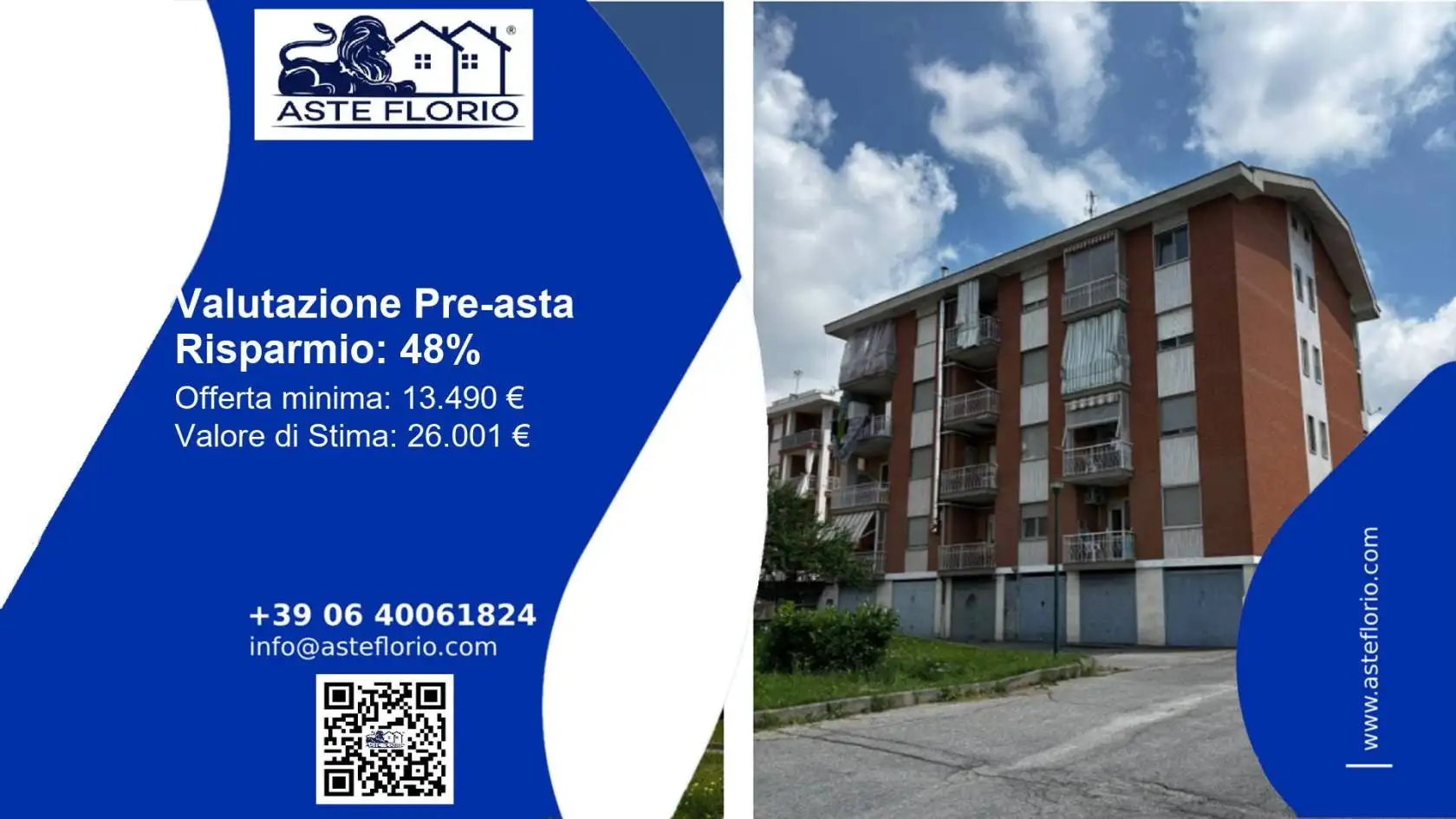 Appartamento in asta a Crescentino