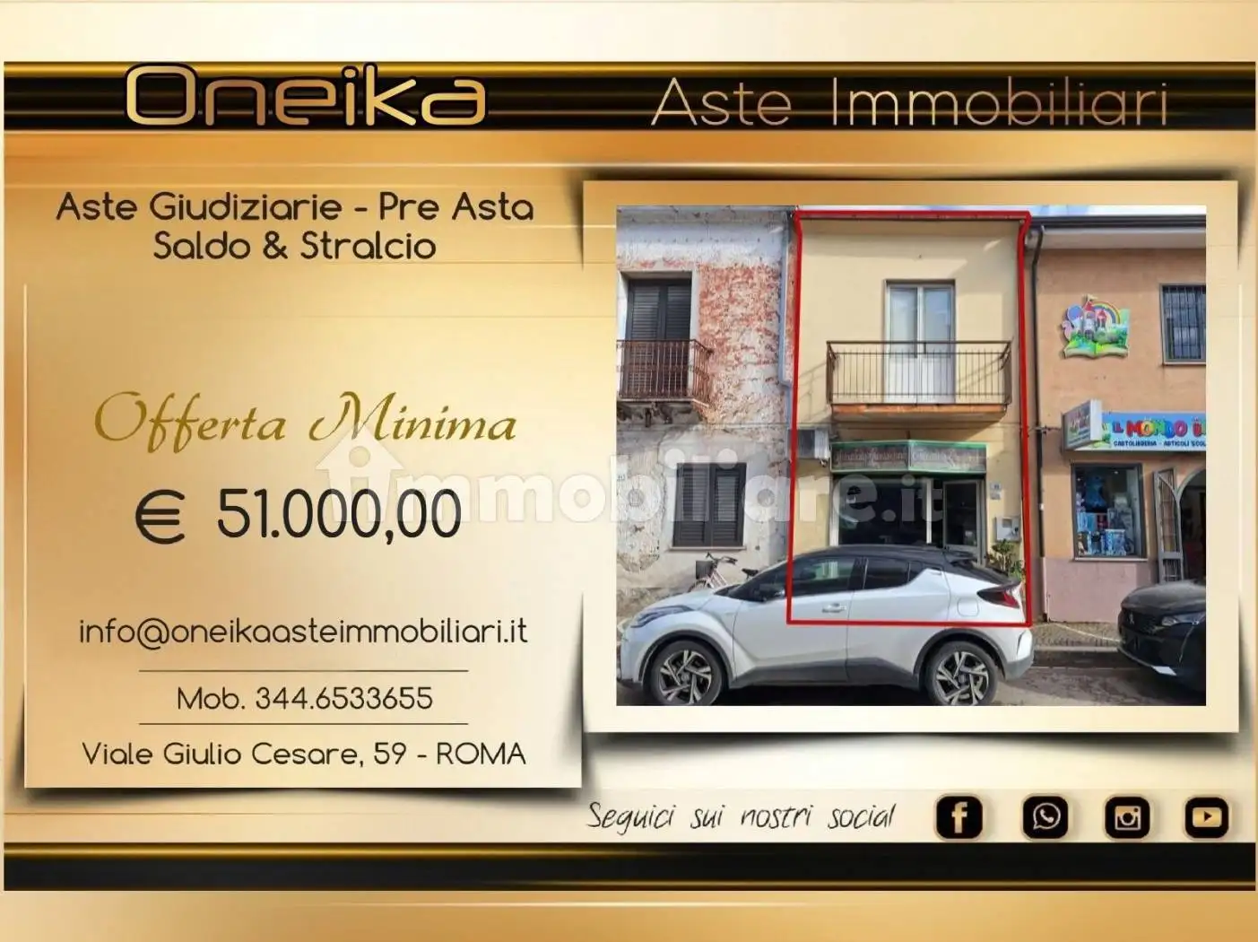 Appartamento in asta a Cellole