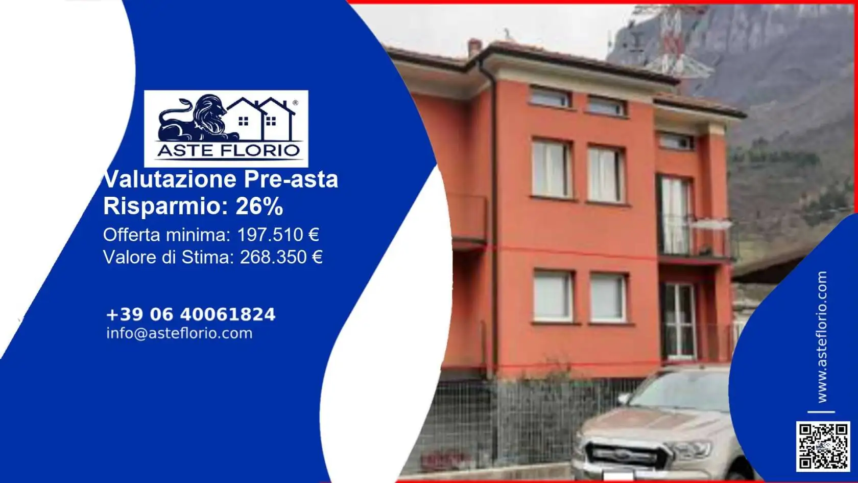 Villetta a schiera in asta a Casazza