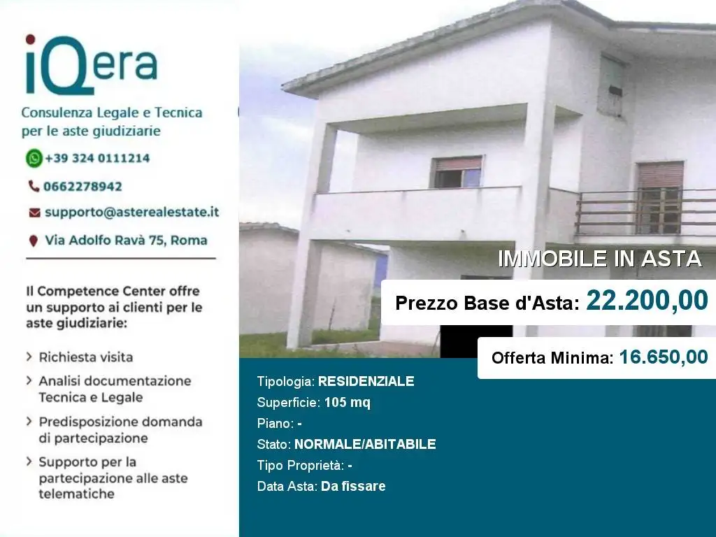 Appartamento in asta a Andretta