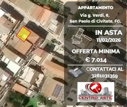 Appartamento in asta a San Paolo di Civitate