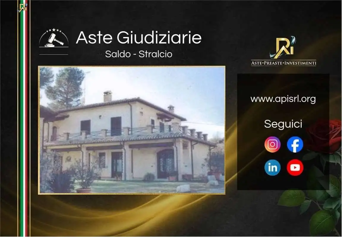 Villa in asta a Vacone