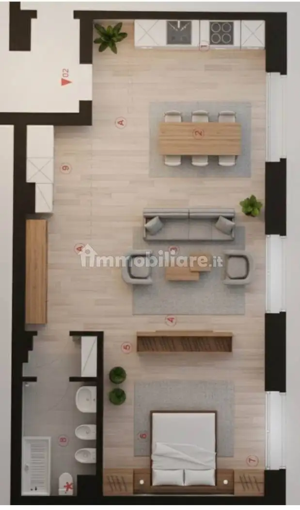 Bilocale ottimo stato, primo piano, Borgo San Lorenzo - foto 3