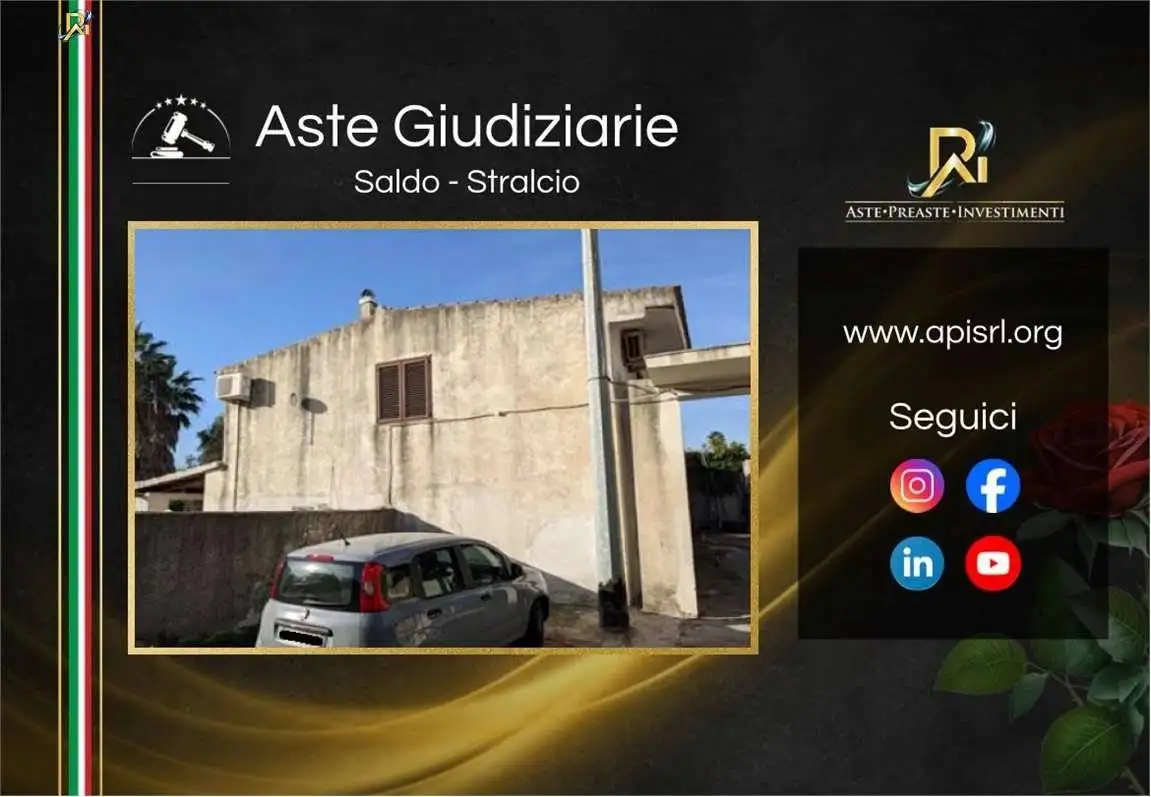 Villa in asta a Siracusa