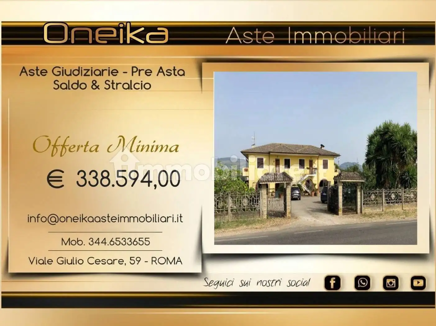 Appartamento in asta a Pontinia