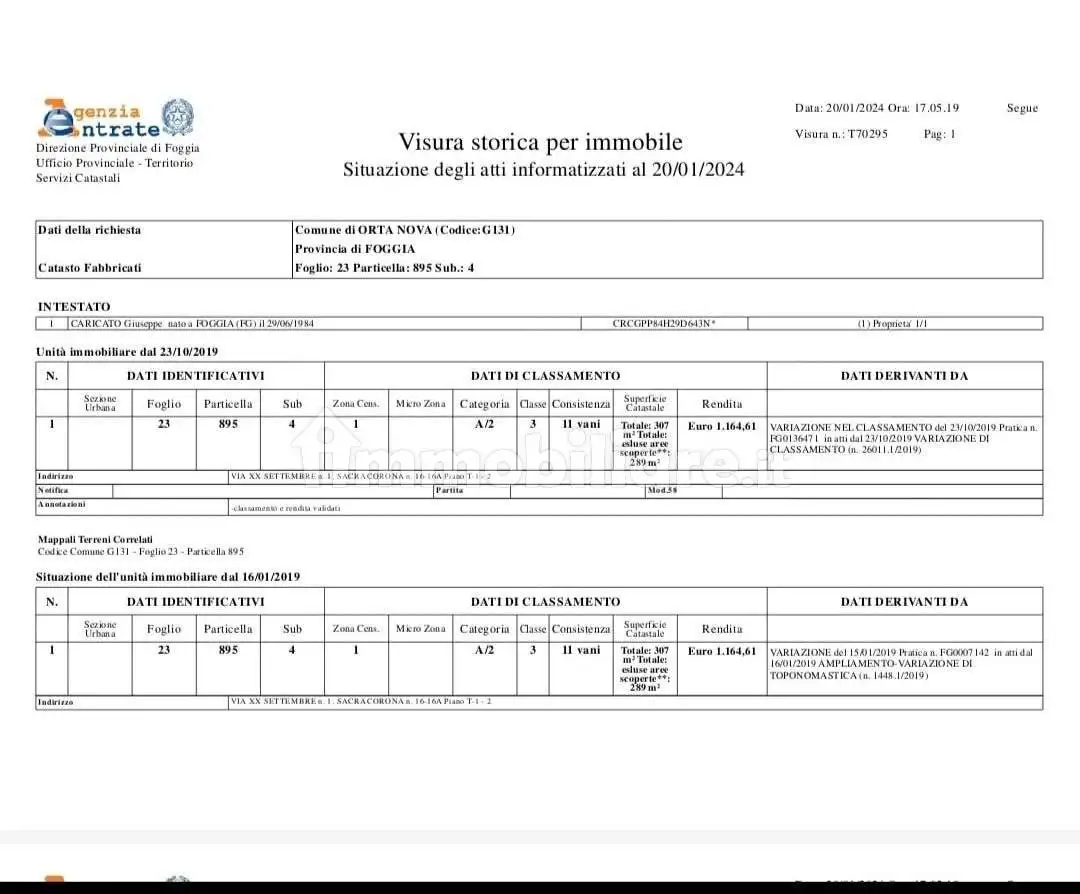 Appartamento in vendita a Orta Nova