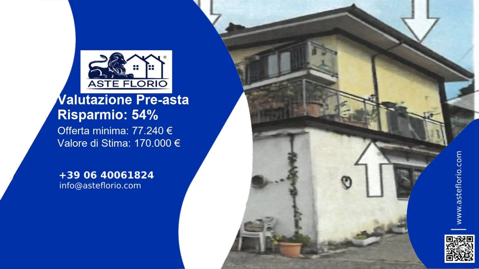 Villa in asta a Gavignano