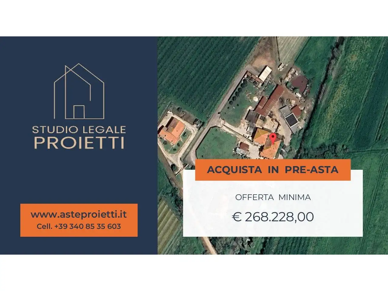 Villa in asta a Latina