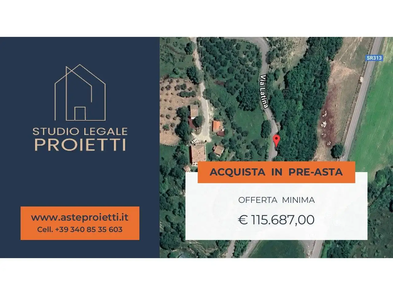 Appartamento in asta a Vacone