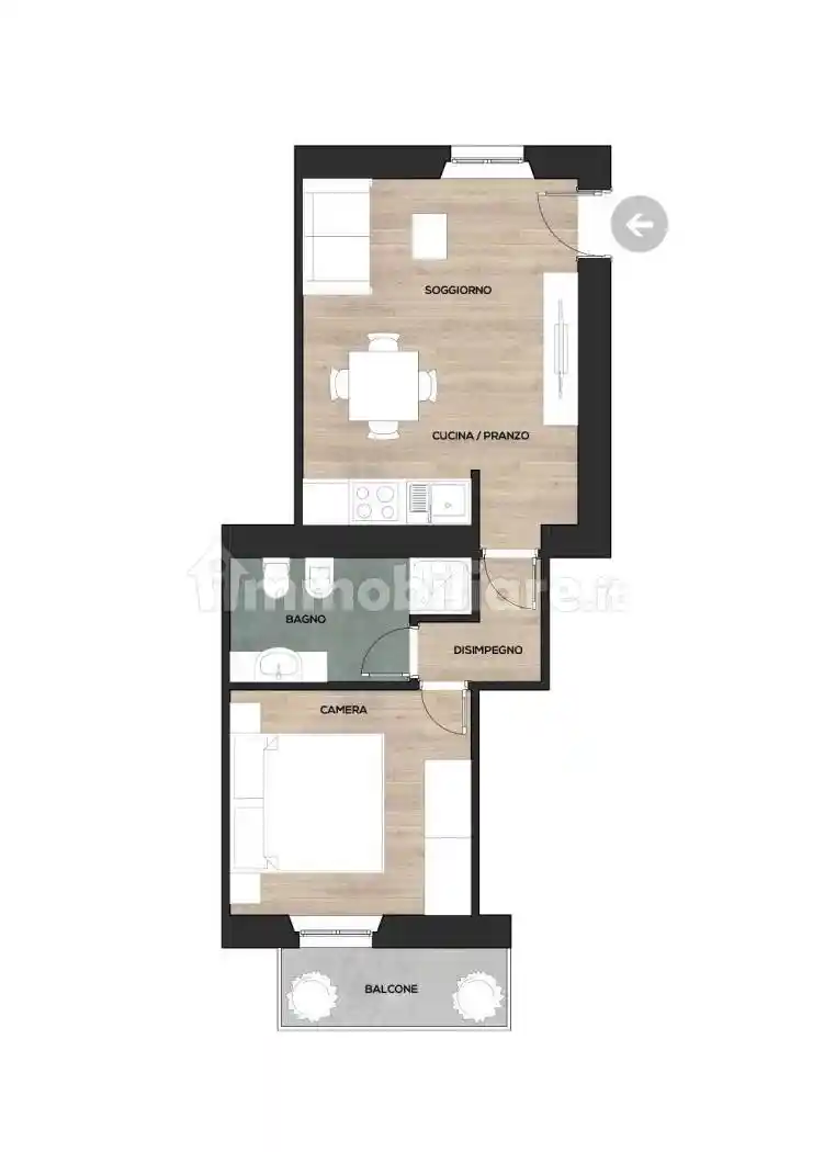 Bilocale via Vincenzo Monti 19, Stazione - Ticinello, Pavia - foto 2