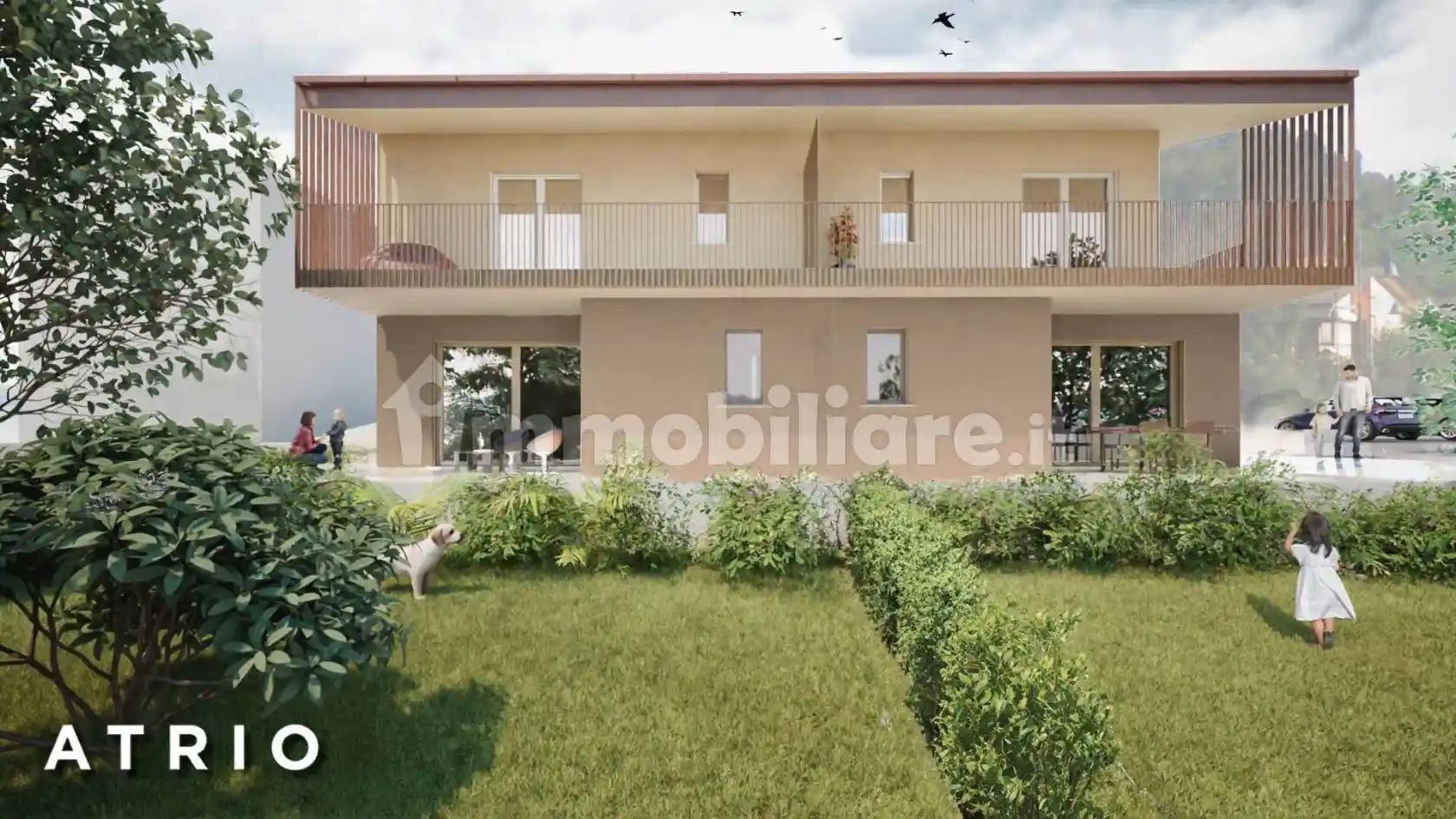 Villa bifamiliare via Antonio Gramsci 1B, Centro, Bagnatica - foto 2