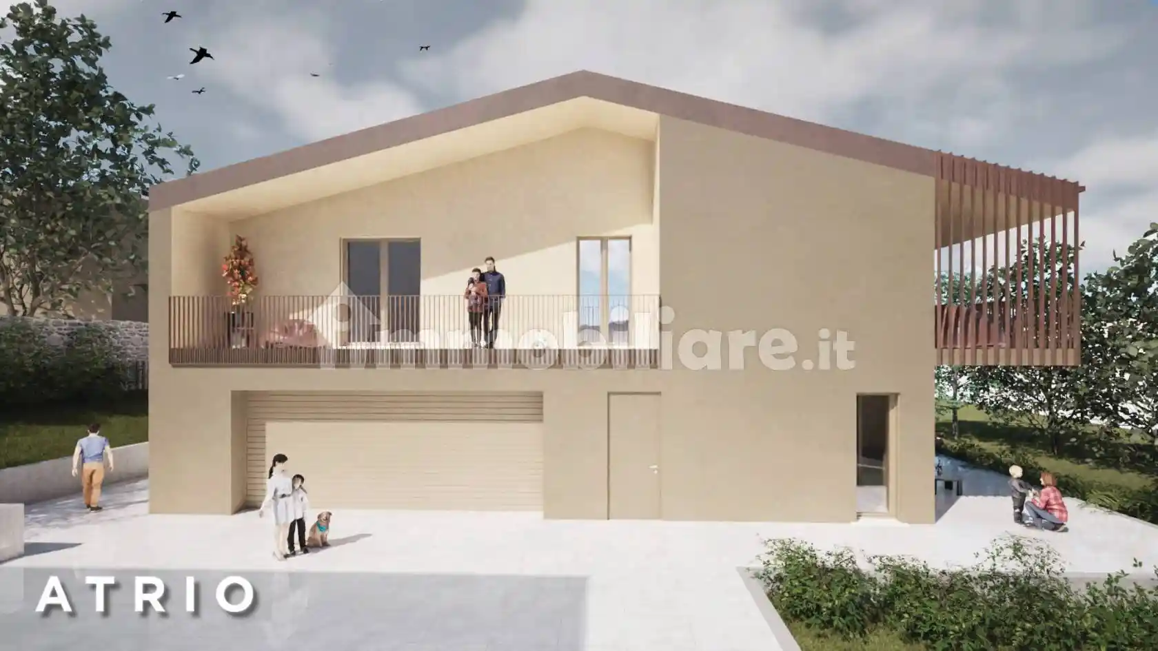 Villa bifamiliare via Antonio Gramsci 1B, Centro, Bagnatica - foto 3