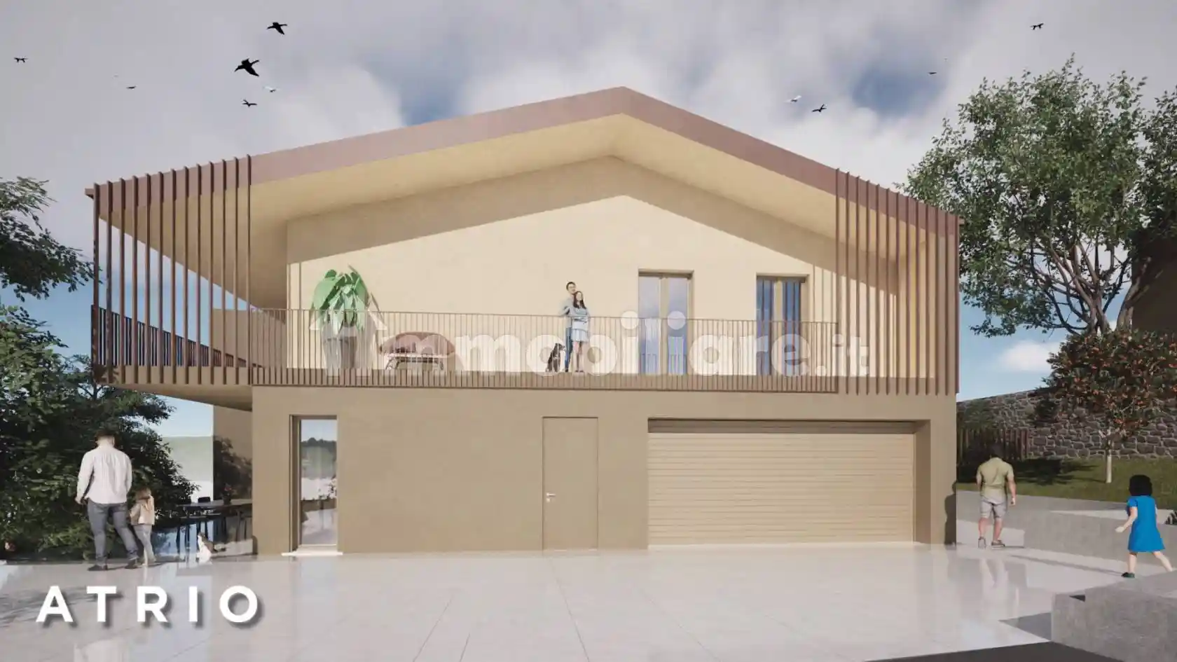 Villa bifamiliare via Antonio Gramsci 1B, Centro, Bagnatica - foto 4